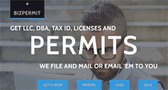 Desktop Screenshot of bizpermit.com